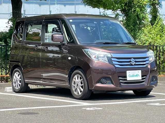 スズキ ソリオ G 宮城県 2020(令2)年 4.3万km クラッシーブラウンM スズキ純正オーディオ/・Bluetooth/・CD/・AM/FM/・USB、IPOD/アンドロイド接続/片側パワースライド/追従式クルーズコントロール/コーナーセンサー/レーンキープ/シートヒーター/純正ビルドインETC/純正フロアマット/ドアバイザー/スマートキー/プッシュスタート/横滑り防止装置/盗難防止装置/オートライト