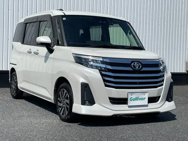 トヨタ ルーミー カスタムG 千葉県 2022(令4)年 5.3万km パールホワイトⅢ 純正メモリナビ/(BT/CD/DVD/フルセグTV)/全周囲カメラ/ドライブレコーダー/衝突被害軽減システム/車線逸脱警報/クルーズコントロール/禁煙車/踏み間違え防止装置/両側パワースライドドア/横滑り防止装置/ETC2.0/アイドリングストップ/LEDヘッドライト/フォグランプ/オートライト/ウィンカーミラー/電動格納ミラー/純正14インチAW/シートリフター/プッシュスタート/スマートキー/フロアマット/ドアバイザー/スペアキー/取扱説明書/保証書