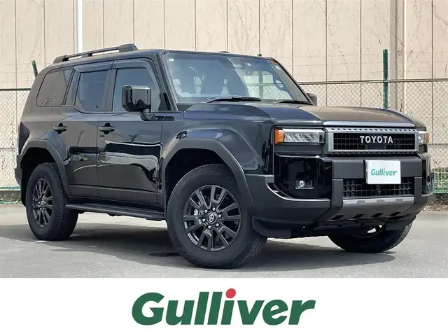 トヨタ ランドクルーザー ２５０ VX 東京都 2024(令6)年 0.4万km ブラック ワンオーナー/Grgo ZVII　カーセキュリティ/4WD/サンルーフ/純正ディスプレイオーディオ/フルセグTV/Bluetooth/HDMI/ETC2.0/純正フロアマット/純正ドアバイザー/全周囲カメラ/デジタルインナーミラー/トヨタチームメイト/プリクラッシュセーフティ/クリアランスソナー/レーンキープアシスト/ブラインドスポットモニター/レーダークルーズコントロール/運転席パワーシート/シートヒーター／エアシート/プッシュスタート/スマートキー/ルーフキャリア