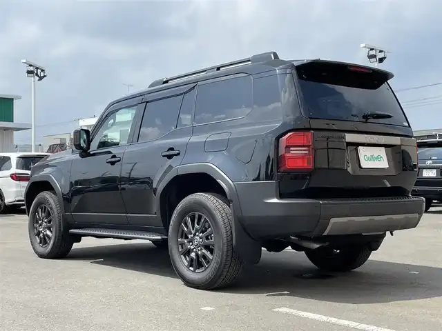 トヨタ ランドクルーザー ２５０ VX 東京都 2024(令6)年 0.4万km ブラック ワンオーナー/Grgo ZVII　カーセキュリティ/4WD/サンルーフ/純正ディスプレイオーディオ/フルセグTV/Bluetooth/HDMI/ETC2.0/純正フロアマット/純正ドアバイザー/全周囲カメラ/デジタルインナーミラー/トヨタチームメイト/プリクラッシュセーフティ/クリアランスソナー/レーンキープアシスト/ブラインドスポットモニター/レーダークルーズコントロール/運転席パワーシート/シートヒーター／エアシート/プッシュスタート/スマートキー/ルーフキャリア
