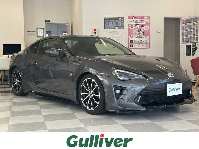 トヨタ ８６ GT リミテッド 岐阜県 2019(令1)年 5.4万km マグネタイトグレーメタリック TEIN足回り/TRDエアロ/BLITZエアークリーナー/スポーツマフラー/プッシュスタート/クルーズコントロール/純正ナビ NSZT-W68T/ETC/前後ドライブレコーダー DRV-MR575C/ハーフレザーシート/シートヒーター/HIDヘッドライト/オートライト