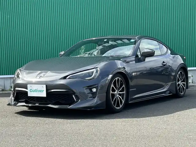 トヨタ ８６ GT リミテッド 宮城県 2019(令1)年 5.4万km マグネタイトグレーメタリック TEIN足回り/TRDエアロ/BLITZエアークリーナー/スポーツマフラー/プッシュスタート/クルーズコントロール/純正ナビ NSZT-W68T/ETC/前後ドライブレコーダー DRV-MR575C/ハーフレザーシート/シートヒーター/HIDヘッドライト/オートライト