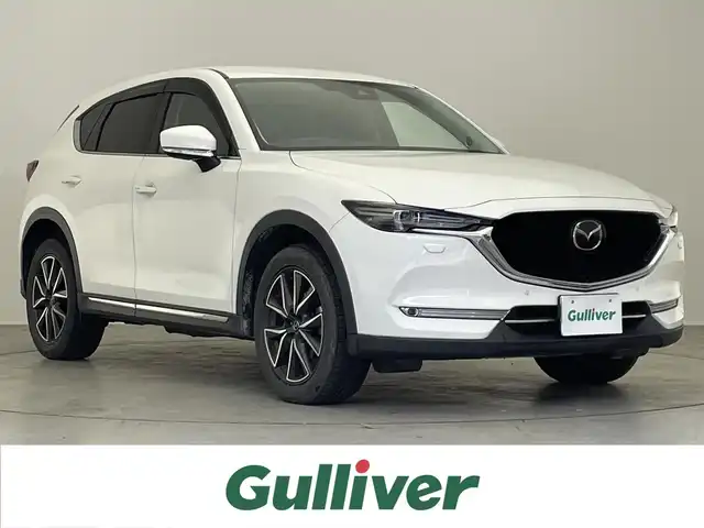 マツダ ＣＸ－５ XD Lパッケージ 滋賀県 2017(平29)年 9.1万km スノーフレイクホワイトパールマイカ 純正メーカーナビ/　（CD/DVD/BT/フルセグ）/バックカメラ/パワーバックドア/D/N席パワーシート/本革シート/メモリシート/シートヒーター/ステアリングヒーター/ドライブレコーダー/前後ソナー/ブラインドスポットモニター/アダプティブクルーズコントロール/レーンキープアシスト/プッシュスタート/スマートキー