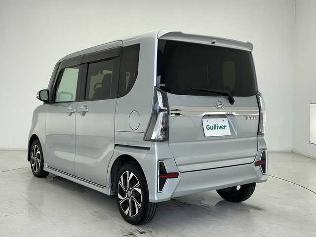 ダイハツ タント カスタム RS 千葉県 2019(令1)年 7.4万km ブライトシルバーメタリック 福祉車両/純正ナビ/AM/FM/CD/DVD/SD/USB/BT/フルセグTV/バックカメラ/追従式クルーズコントロール/衝突被害軽減ブレーキ/レーンキープアシスト/誤発進抑止装置/両側パワースライドドア/シートヒーター/コーナーセンサー/ステアリングスイッチ/アイドリングストップ