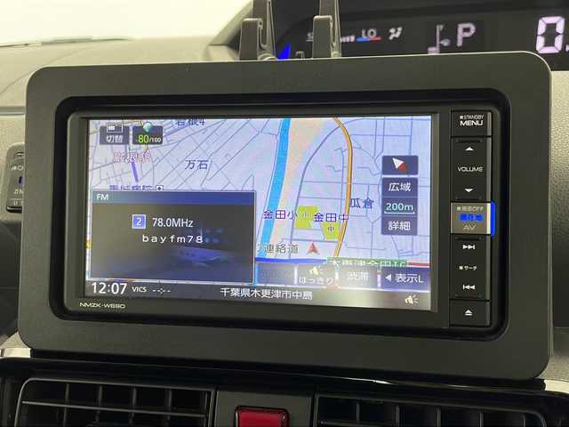 ダイハツ タント カスタム RS 千葉県 2019(令1)年 7.4万km ブライトシルバーメタリック 福祉車両/純正ナビ/AM/FM/CD/DVD/SD/USB/BT/フルセグTV/バックカメラ/追従式クルーズコントロール/衝突被害軽減ブレーキ/レーンキープアシスト/誤発進抑止装置/両側パワースライドドア/シートヒーター/コーナーセンサー/ステアリングスイッチ/アイドリングストップ