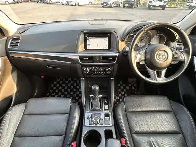 マツダ ＣＸ－５ 25S Lパッケージ 岡山県 2016(平28)年 10.6万km クリスタルホワイトパールマイカ 純正ナビ/ETC　/フルセグテレビ/衝突被害軽減システム/シートヒーター/車外カメラ（バック＆サイド）/スマートキー/純正アルミホイール/純正オーディオ/ウィンカーミラー/プッシュスタート/クルーズコントロール/ドアバイザー