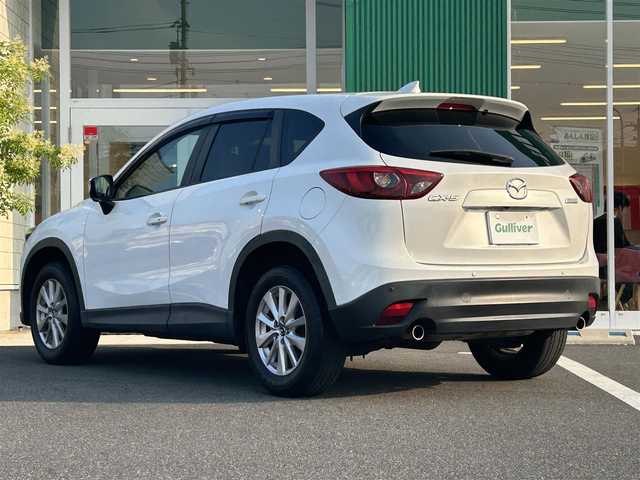 マツダ ＣＸ－５ 25S Lパッケージ 岡山県 2016(平28)年 10.6万km クリスタルホワイトパールマイカ 純正ナビ/ETC　/フルセグテレビ/衝突被害軽減システム/シートヒーター/車外カメラ（バック＆サイド）/スマートキー/純正アルミホイール/純正オーディオ/ウィンカーミラー/プッシュスタート/クルーズコントロール/ドアバイザー