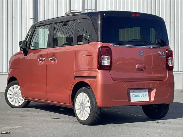 スズキ ワゴンＲ スマイル HYBRID X 三重県 2021(令3)年 2.3万km コーラルオレンジメタリック/アーバンブラウン2トーン 禁煙/純正9型ナビ/全方位カメラ/両側パワースライドドア/HUD/レーンキープアシスト/レーダークルーズコントロール/プリクラッシュ/シートヒーター/ステアリングスイッチ/LEDヘッドライト/オートライト/ステアリングスイッチ/スペアキー/保証書/取扱説明書