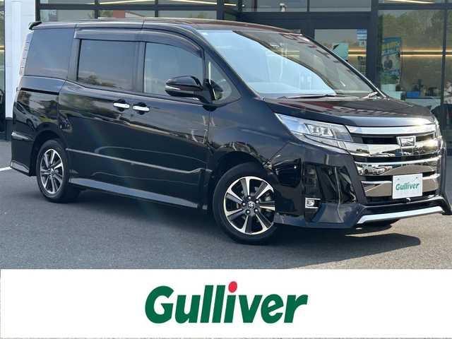 トヨタ ノア Si ダブルバイビーⅡ 栃木県 2019(平31)年 4.6万km ブラック 衝突被害軽減ブレーキ/純正フリップダウンモニター/純正SDナビ/フルセグTV/DVD/Bluetooth/バックカメラ/ビルトインETC/前ドライブレコーダー/ハーフレザーシート/両側パワースライドドア/クルーズコントロール/プッシュEgスタート/ステアリングリモコン/LEDオートライト/純正16インチAW/アイドリングストップ/横滑り防止装置/取説
