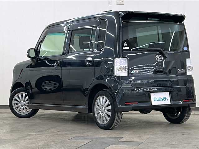 ダイハツ ムーヴ コンテ カスタム X 道央・札幌 2012(平24)年 10.3万km ブラックマイカメタリック /4WD//純正メモリナビ//純正フルセグテレビ//純正フロアマット//バックカメラ//アイドリングストップ//ETC//社外製アルミホイールスタッドレスタイヤ