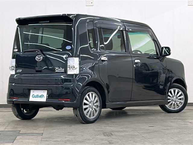 ダイハツ ムーヴ コンテ カスタム X 道央・札幌 2012(平24)年 10.3万km ブラックマイカメタリック /4WD//純正メモリナビ//純正フルセグテレビ//純正フロアマット//バックカメラ//アイドリングストップ//ETC//社外製アルミホイールスタッドレスタイヤ