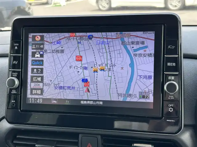 日産 ルークス HWS X プロパイロットED 福島県 2022(令4)年 1万km アメジストパープル 純正ナビ/（FM/AM/SD/USB/BT/CD/DVD）/フルセグTV/純正フロアマット/バックカメラ/アラウンドビューモニター/衝突軽減ブレーキ/クルーズコントロール/プロパイロット/ハンズフリーパワースライドドア/横滑り防止機能/アイドリングストップ/ビルトインETC/両側パワースライドドア/シガーソケット/プッシュスタート/オートビーム/電格ミラー/フォグランプ/LEDライト