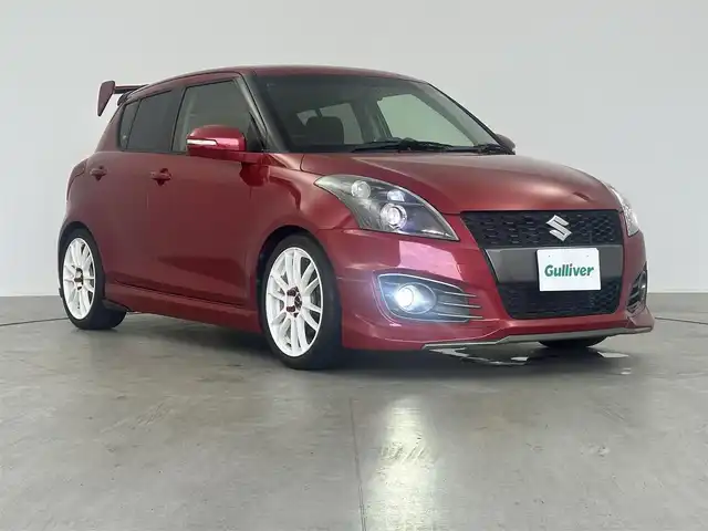 スズキ スイフト スポーツ 愛知県 2016(平28)年 6.8万km アブレイズレッドパール2 コンプリートカー　/ＳＷＫウイング　/ＣＡＥシフト　/ナビＭＤＶ－Ｚ９０４　/ＲＡＹＳアルミ　/スマートキー　/フォグ　/ＬＥＤライト　/前後ドラレコ　/ビルトＥＴＣ　/オートドアロック　/各種取説　/保証書　/記録簿　
