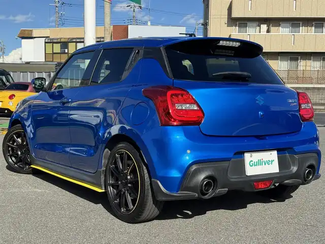 スズキ スイフト スポーツ 千葉県 2019(令1)年 3.7万km スピーディーブルーM ワンオーナー/6速マニュアルターボ/ATS　LSD装着車/RRP SUPER ROM ECU/HKS車高調【HIPERMAXGT MAXIV】/リアロールバー/Sport専用 フロントシート［Sportロゴ入り］/Sport専用 バンパー＆グリル/Sport専用 サイドアンダースポイラー/RAYS17inAW/HKSマフラー/純正ナビ/フルセグTV/Bluetooth/クルーズコントロール/LEDヘッドライト/オートライト/ステアリングリモコン/スマートキー/スペアキー１/プッシュスタート/保証証/取扱説明書