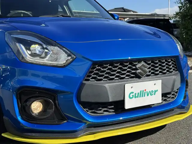 スズキ スイフト スポーツ 千葉県 2019(令1)年 3.7万km スピーディーブルーM ワンオーナー/6速マニュアルターボ/ATS　LSD装着車/RRP SUPER ROM ECU/HKS車高調【HIPERMAXGT MAXIV】/リアロールバー/Sport専用 フロントシート［Sportロゴ入り］/Sport専用 バンパー＆グリル/Sport専用 サイドアンダースポイラー/RAYS17inAW/HKSマフラー/純正ナビ/フルセグTV/Bluetooth/クルーズコントロール/LEDヘッドライト/オートライト/ステアリングリモコン/スマートキー/スペアキー１/プッシュスタート/保証証/取扱説明書