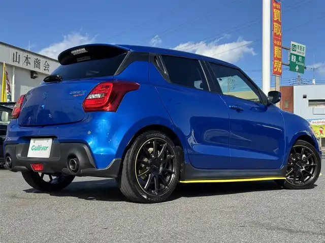 スズキ スイフト スポーツ 千葉県 2019(令1)年 3.7万km スピーディーブルーM ワンオーナー/6速マニュアルターボ/ATS　LSD装着車/RRP SUPER ROM ECU/HKS車高調【HIPERMAXGT MAXIV】/リアロールバー/Sport専用 フロントシート［Sportロゴ入り］/Sport専用 バンパー＆グリル/Sport専用 サイドアンダースポイラー/RAYS17inAW/HKSマフラー/純正ナビ/フルセグTV/Bluetooth/クルーズコントロール/LEDヘッドライト/オートライト/ステアリングリモコン/スマートキー/スペアキー１/プッシュスタート/保証証/取扱説明書