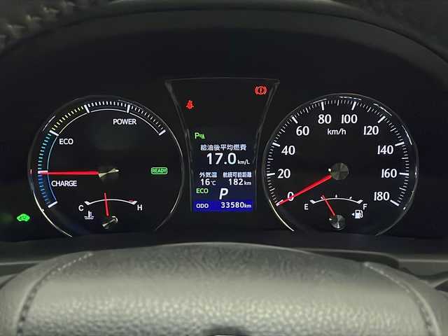 トヨタ クラウン ハイブリッド アスリートS 千葉県 2013(平25)年 3.4万km ホワイトパールクリスタルシャイン 純正ナビ/　CD/DVD/Bluetooth/フルセグTV/レーダークルーズコントロール/衝突軽減ブレーキ/クリアランスソナー/オートライト/純正リアエアロ/ステアリングヒーター/前席シートヒーター/パワーシート/前後ドラレコ/ビルトインETC/レーダー探知機/フォグランプ/フロアマット/ドアバイザー