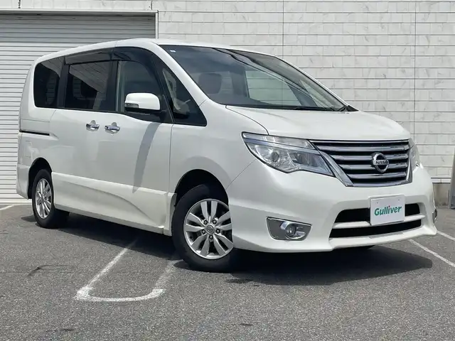 日産 セレナ ハイウェイスター 新潟県 2014(平26)年 17.1万km ブリリアントホワイトパール 社外ナビ/バックカメラ/両側パワースライド/ETC