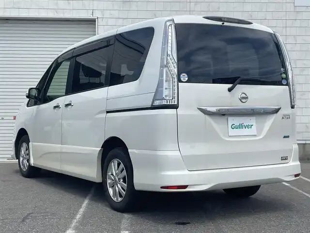 日産 セレナ ハイウェイスター 新潟県 2014(平26)年 17.1万km ブリリアントホワイトパール 社外ナビ/バックカメラ/両側パワースライド/ETC