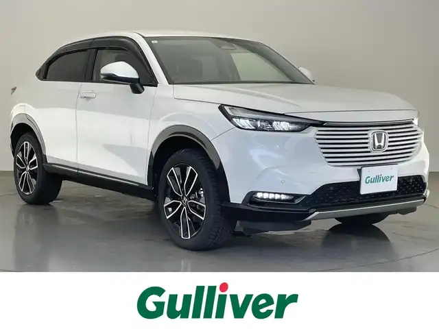ホンダ ヴェゼル ハイブリッド e:HEV Z 愛知県 2021(令3)年 4.6万km プラチナホワイトパール 純正９型ディスプレイナビ　フルセグＴＶ　カープレイ対応　バックカメラ　ワイヤレス充電　ＥＴＣ２．０　ＢＳＭ　電動パーキングブレーキ　シートヒーター　衝突軽減　追従クルコン　ハンドル支援　ＬＥＤ　禁煙