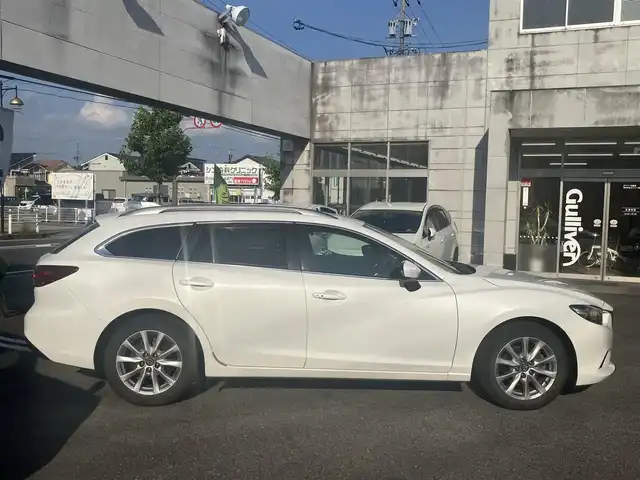 マツダ アテンザ ワゴン XD 愛知県 2013(平25)年 10.6万km スノーフレイクホワイトパールマイカ 6速MT車/クリーンディーゼルターボ/純正HDDナビTV/DVDビデオ&CD/地デジ　フルセグ/Bluetoothオーディオ/バックカメラ/インテリジェントキー×2ヶ/プッシュスタート/クルーズコントロール/ETC/ステアリングスイッチ/純正アルミホイル/純正フロアマット/保証書取説有り