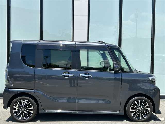 ダイハツ タント カスタム RS 大阪府 2023(令5)年 1.3万km クロムグレーメタリック 社外ナビ（ＥＣＬＩＰＳＥ）/ビルトインＥＴＣ　/両側電動スライドドア　/ＬＥＤヘッドライト/LEDフォグランプ　/前席シートヒーター　/ハーフレザーシート　/純正エンジンスターター　/前方ドライブレコーダー/純正15インチアルミホイール