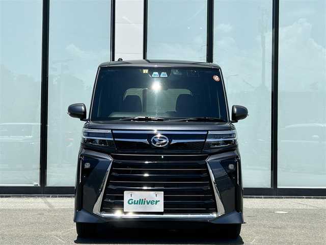 ダイハツ タント カスタム RS 大阪府 2023(令5)年 1.3万km クロムグレーメタリック 社外ナビ（ＥＣＬＩＰＳＥ）/ビルトインＥＴＣ　/両側電動スライドドア　/ＬＥＤヘッドライト/LEDフォグランプ　/前席シートヒーター　/ハーフレザーシート　/純正エンジンスターター　/前方ドライブレコーダー/純正15インチアルミホイール