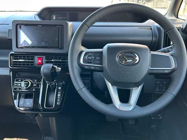 ダイハツ タント カスタム RS 大阪府 2023(令5)年 1.3万km クロムグレーメタリック 社外ナビ（ＥＣＬＩＰＳＥ）/ビルトインＥＴＣ　/両側電動スライドドア　/ＬＥＤヘッドライト/LEDフォグランプ　/前席シートヒーター　/ハーフレザーシート　/純正エンジンスターター　/前方ドライブレコーダー/純正15インチアルミホイール