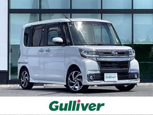 ダイハツ タント カスタムRSトップED VS SAⅢ 千葉県 2019(令1)年 10.6万km パールホワイトⅢ 純正8インチナビ（NSZP-X69D)/全方位カメラ/フルセグTV/BT/CD/DVD/HDMI/衝突軽減ブレーキ/レーンキープアシスト/オートライト/横滑り防止/後方コーナーセンサー/ETC/両側パワスラ/LEDヘッドライト/フォグランプ/D席シートヒーター/ステアリングリモコン/後席ロール式サンシェード/電格ミラー/ドアバイザー
