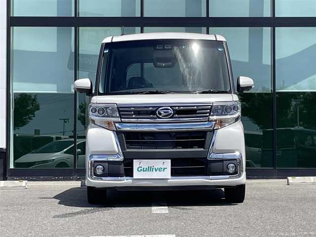 ダイハツ タント カスタムRSトップED VS SAⅢ 千葉県 2019(令1)年 10.6万km パールホワイトⅢ 純正8インチナビ（NSZP-X69D)/全方位カメラ/フルセグTV/BT/CD/DVD/HDMI/衝突軽減ブレーキ/レーンキープアシスト/オートライト/横滑り防止/後方コーナーセンサー/ETC/両側パワスラ/LEDヘッドライト/フォグランプ/D席シートヒーター/ステアリングリモコン/後席ロール式サンシェード/電格ミラー/ドアバイザー