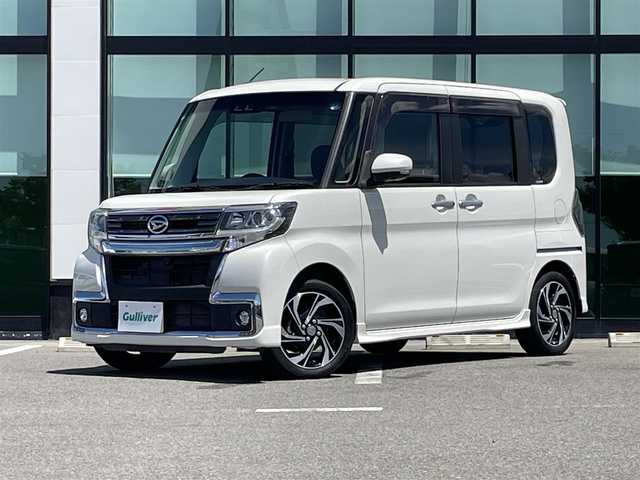 ダイハツ タント カスタムRSトップED VS SAⅢ 千葉県 2019(令1)年 10.6万km パールホワイトⅢ 純正8インチナビ（NSZP-X69D)/全方位カメラ/フルセグTV/BT/CD/DVD/HDMI/衝突軽減ブレーキ/レーンキープアシスト/オートライト/横滑り防止/後方コーナーセンサー/ETC/両側パワスラ/LEDヘッドライト/フォグランプ/D席シートヒーター/ステアリングリモコン/後席ロール式サンシェード/電格ミラー/ドアバイザー