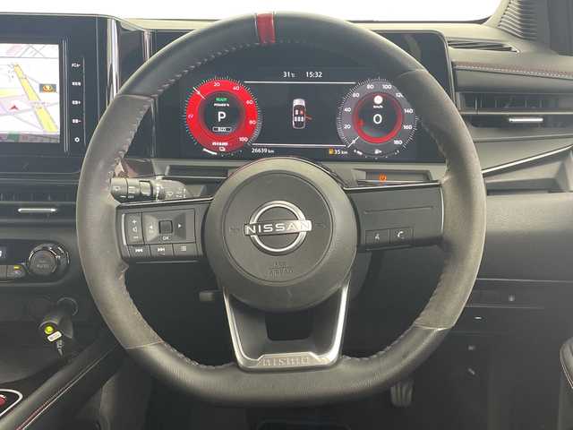 日産 オーラ ニスモ 愛知県 2022(令4)年 2.7万km ダークメタルグレー/スーパーブラック2トーン 純正ナビ/アラウンドビューモニター/フルセグTV/純正アルミホイール/ETC/スマートキー/プッシュスタート/LEdヘッドライト/ドライブレコーダー/エマージェンシーブレーキ/車線逸脱警告/踏み間違え防止アシスト/ふらつき警報/オートハイビーム/デジタルインナーミラー/ハーフレザーシート