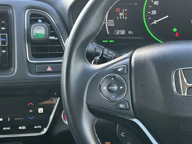 ホンダ ヴェゼル ハイブリッド Z ホンダセンシング 福島県 2019(令1)年 4.7万km クリスタルブラックパール ワンオーナー/純正ナビ/フルセグＴＶ/ＣＤ/ＤＶＤ/ＦＭ・ＡＭ/レーンアシスト/クルコン追従有/バックカメラ/シートヒーター/ハーフレザーシート/ドラレコ/ＥＴＣ/ＬＥＤライト/純正フロアマット/ドアバイザー/デュアルエアコン