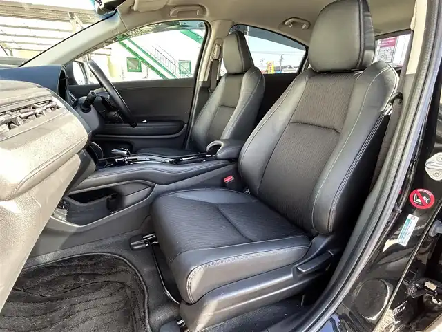 ホンダ ヴェゼル ハイブリッド Z ホンダセンシング 福島県 2019(令1)年 4.7万km クリスタルブラックパール ワンオーナー/純正ナビ/フルセグＴＶ/ＣＤ/ＤＶＤ/ＦＭ・ＡＭ/レーンアシスト/クルコン追従有/バックカメラ/シートヒーター/ハーフレザーシート/ドラレコ/ＥＴＣ/ＬＥＤライト/純正フロアマット/ドアバイザー/デュアルエアコン