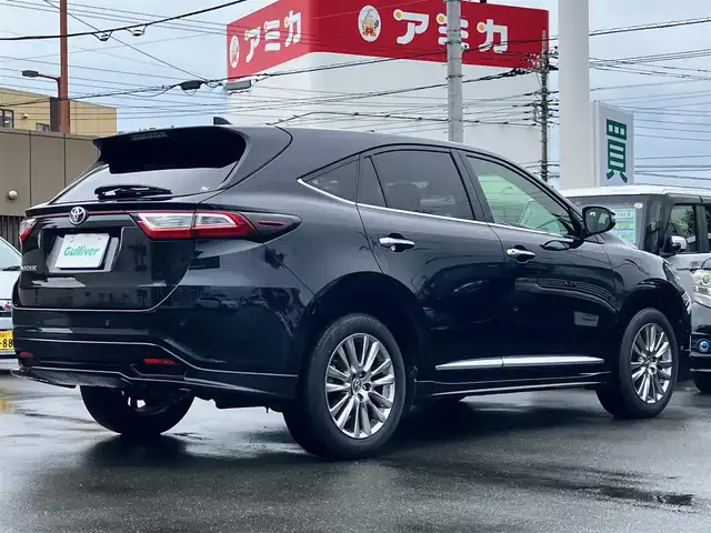 トヨタ ハリアー プログレス 静岡県 2017(平29)年 4.1万km スパークリングブラックパールクリスタルシャイン 純正メーカーオプション9インチナビ(CD/DVD/BT/フルセグ)/JBLサウンド/全方位カメラ/電動リアゲート/ドライブレコーダー/ETC/レーダークルーズコントロール/USB入力端子/エンジンスタートボタン/パワーウィンドウ/パワーステアリング/アイドリングストップ/スマートキー/オートエアコン/ハーフレザーシート/D席パワーシート/純正18インチアルミホイール/ABS/横滑り防止装置/コーナーセンサー前後/レーンキープアシスト/盗難防止装置/オートライト/オートマチックハイビーム/LEDヘッドライト/Wプラスサイドエアバック/カーテンエアバック/衝突軽減システム