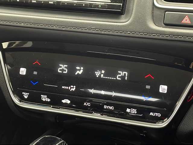 ホンダ ヴェゼル ハイブリッド Z ホンダセンシング 千葉県 2019(令1)年 6.1万km クリスタルブラックパール 純正ナビ/　CD/DVD/Bluetooth/フルセグTV/ホンダセンシング/レーダークルーズコントロール/レーンキープアシスト/衝突軽減ブレーキ/オートライト/ルーフレール/ビルトインETC/前方ドラレコ/前席シートヒーター/ハーフレザーシート/LEDライト/社外アルミホイール/パドルシフト/社外アルミホイール/バックカメラ/フロアマット