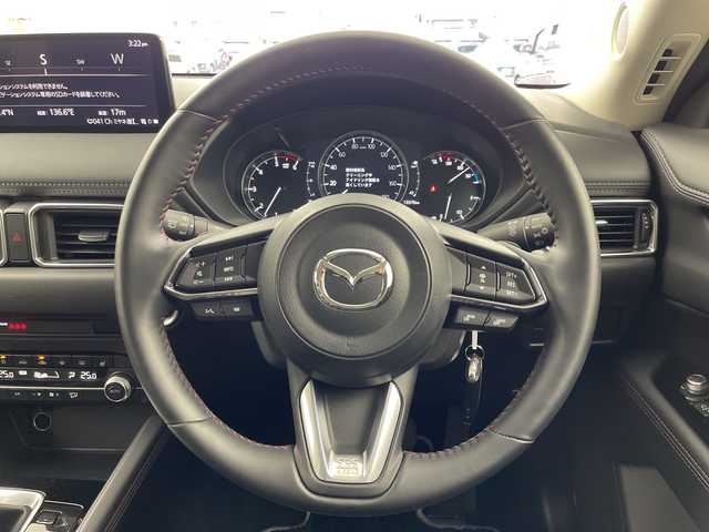 マツダ ＣＸ－５ XD ブラックトーンエディション 岐阜県 2022(令4)年 1.4万km ロジウムホワイトプレミアムメタリック 純正SDナビゲーション/Bluetooth/USB/AppleCarPlay /フルセグテレビ/FM AM/革巻きステアリング/ステアリングリモコン/パドルシフト/ステアリングヒーター/ハーフレザーシート/パワーシート(D席)/シートヒーター(D/N席)/全周囲カメラ/レーダークルーズコントロール/トラクションコントロール/コーナーセンサー/車線逸脱警報システム/速度標識警報/ドライバーアテンションアラート/車間認知支援システム/車線逸脱警報システム/ブラインドスポットビューモニター/レーンキープアシストシステム/衝突被害軽減ブレーキ