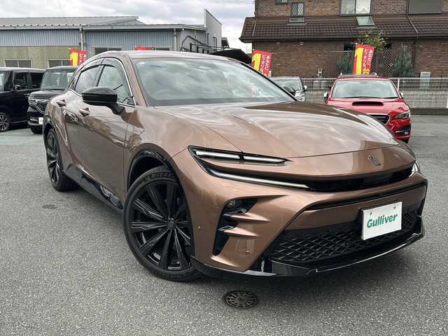 トヨタ クラウン スポーツ Z 埼玉県 2024(令6)年 0.8万km 茶 ワンオーナー/液晶メーター/メモリナビ/フルセグテレビ/全方位カメラ/ウィンカーミラー/ブラインドスポットモニター/プッシュスタート/クルーズコントロール(追随有)/パワーバックドア/ETC2.0/本革巻きステアリング/本革シート/盗難防止システム/ブレーキホールド/電動パーキング/アルミ21インチ