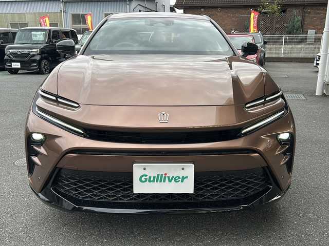 トヨタ クラウン スポーツ Z 埼玉県 2024(令6)年 0.8万km 茶 ワンオーナー/液晶メーター/メモリナビ/フルセグテレビ/全方位カメラ/ウィンカーミラー/ブラインドスポットモニター/プッシュスタート/クルーズコントロール(追随有)/パワーバックドア/ETC2.0/本革巻きステアリング/本革シート/盗難防止システム/ブレーキホールド/電動パーキング/アルミ21インチ