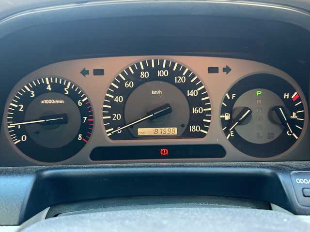 トヨタ クラウン ロイヤル ロイヤルエクストラ LTD 愛知県 2001(平13)年 8.8万km ホワイトパールクリスタルシャイン/シルバーマイカM ワンオーナー/禁煙車/純正CDデッキ/運転席パワーシート/クルーズコントロール/キーレス/オートライト/フォグライト/ハロゲンヘッドライト/純正フロアマット/純正ドアバイザー/電格ミラー/スペアタイヤ/取扱説明書/保証書/点検記録簿/その他H26.H28.H30.R2.R4.R6