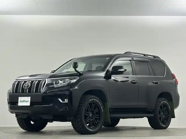 トヨタ ランドクルーザー プラド TX Lパッケージ 埼玉県 2020(令2)年 9.7万km ブラック サンルーフ　レザーシート　シートベンチレーション　パワーシート　　アルパイン９インチナビ　レーダークルーズ　衝突軽減　社外２０インチＡＷ　電動格納サードシート　ＥＴＣ　ＡＨＢ　ＬＥＤヘッドライト