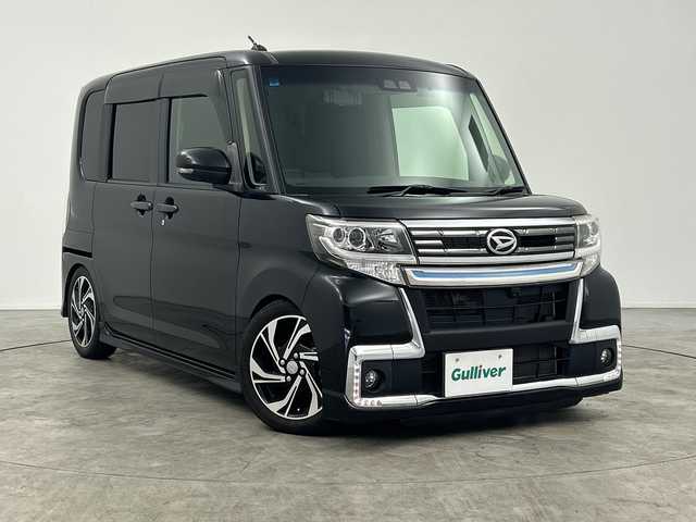 ダイハツ タント カスタムRSトップED VS SAⅢ 三重県 2019(平31)年 5.8万km ブラックマイカメタリック 禁煙車/純正メモリーナビ/フルセグＴＶ ＤＶＤ/Bluetoothオーディオ/全方位カメラ/ETC/前後方録画ドライブレコーダー/運転席シートヒーター/両側パワースライドドア/LEDヘッドライト/フォグライト/15インチアルミホイール/スマートキー/車高調