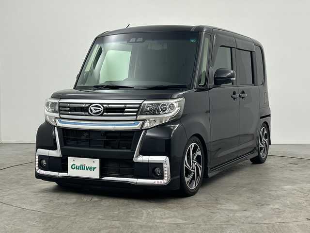 ダイハツ タント カスタムRSトップED VS SAⅢ 三重県 2019(平31)年 5.8万km ブラックマイカメタリック 禁煙車/純正メモリーナビ/フルセグＴＶ ＤＶＤ/Bluetoothオーディオ/全方位カメラ/ETC/前後方録画ドライブレコーダー/運転席シートヒーター/両側パワースライドドア/LEDヘッドライト/フォグライト/15インチアルミホイール/スマートキー/車高調