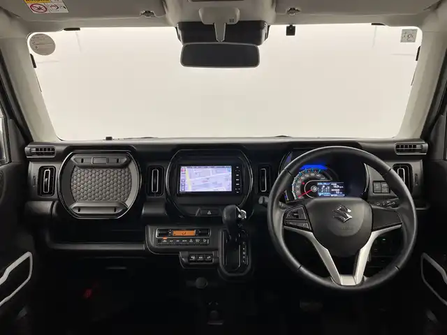スズキ ハスラー HYBRID X 新潟県 2021(令3)年 4.3万km ブルーイッシュブラックパール3 4WD/スマートキー/スペアキー1本/メモリナビ　型式CN-HZ７８５W/CD/DVD/BT/ETC/フルセグ/シートカバー革調/シートヒーター　D席/N席/衝突被害軽減システム/レーンキープアシスト/キセノン/フォグ