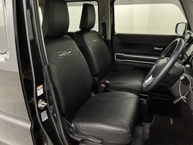 スズキ ハスラー HYBRID X 新潟県 2021(令3)年 4.3万km ブルーイッシュブラックパール3 4WD/スマートキー/スペアキー1本/メモリナビ　型式CN-HZ７８５W/CD/DVD/BT/ETC/フルセグ/シートカバー革調/シートヒーター　D席/N席/衝突被害軽減システム/レーンキープアシスト/キセノン/フォグ