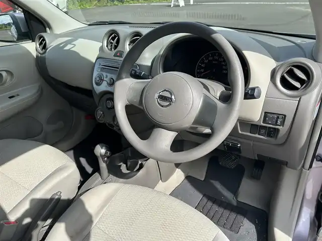 日産 マーチ 12X 鹿児島県 2011(平23)年 8.5万km ピンク オートライト/アイドリングストップ/ヘッドライトレベライザー/プッシュスタート/パワーステアリング/パワーウィンドウ/CDチェンジャー/AUX/社外フロアマット/ABS/盗難防止装置/ETC/スマートキー