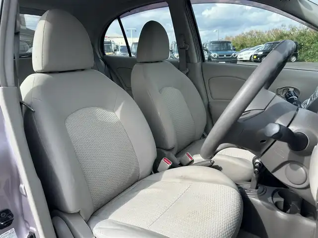 日産 マーチ 12X 鹿児島県 2011(平23)年 8.5万km ピンク オートライト/アイドリングストップ/ヘッドライトレベライザー/プッシュスタート/パワーステアリング/パワーウィンドウ/CDチェンジャー/AUX/社外フロアマット/ABS/盗難防止装置/ETC/スマートキー