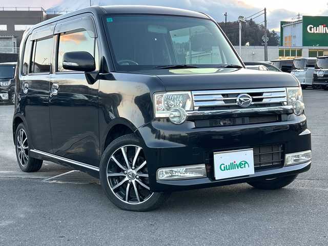 ダイハツ ムーヴ コンテ カスタム RS 山梨県 2013(平25)年 6.7万km ブラックマイカメタリック ４ＷＤ　/ターボ　/社外アルミホイール　/ベンチシート　/キセノンライト　/フォグライト　/アイドリングストップ　/ＣＤ　/リモコンキー