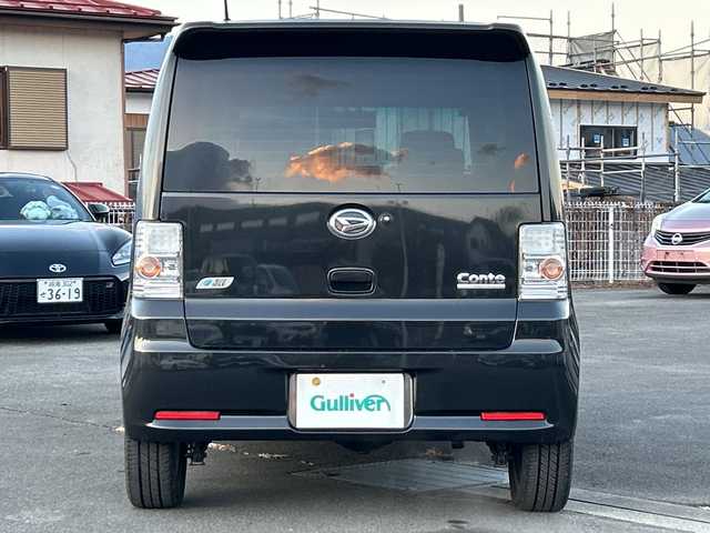 ダイハツ ムーヴ コンテ カスタム RS 山梨県 2013(平25)年 6.7万km ブラックマイカメタリック ４ＷＤ　/ターボ　/社外アルミホイール　/ベンチシート　/キセノンライト　/フォグライト　/アイドリングストップ　/ＣＤ　/リモコンキー