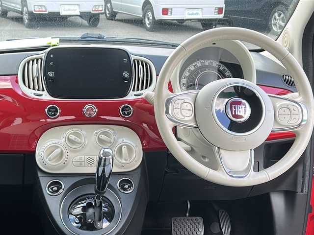 フィアット ５００ ツインエア ポップ 福島県 2018(平30)年 6.1万km 赤 純正ディスプレイオーディオ/（ＵＳＢ＆ＢＴ＆ＡＵＸ）/ＥＴＣ/電動ミラー/キーレス/Ｗエアバッグ/横滑り防止装置/ＡＢＳ/純正フロアマット/新車保証書/取扱説明書